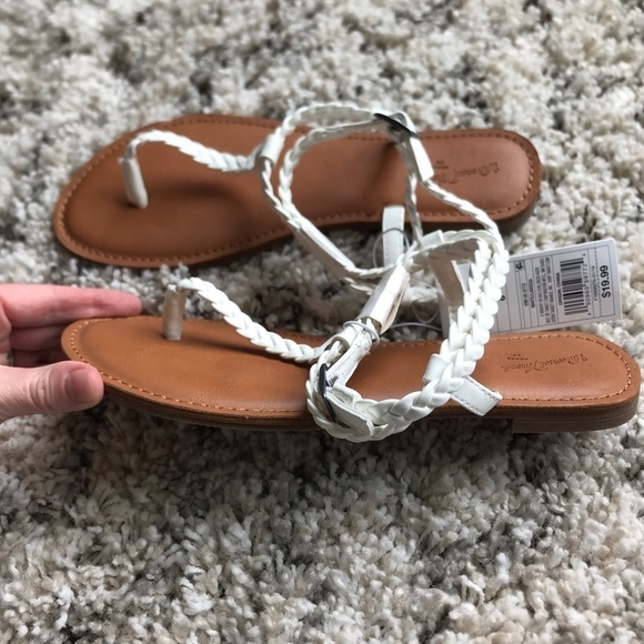 White Braided Larissa Sandals - Universal Thread - Picture 4 of 5